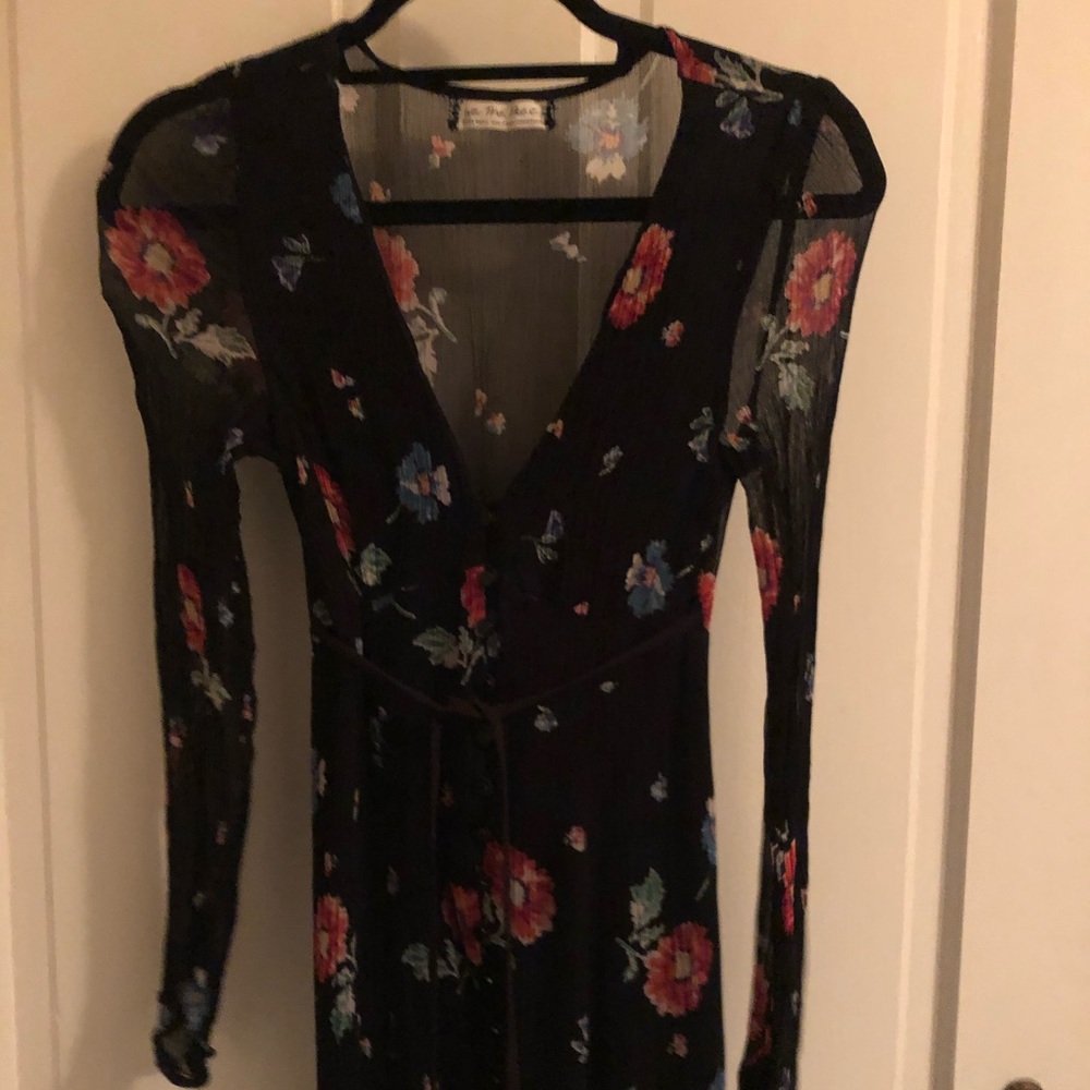 Boho witchy 90s free people dress XS